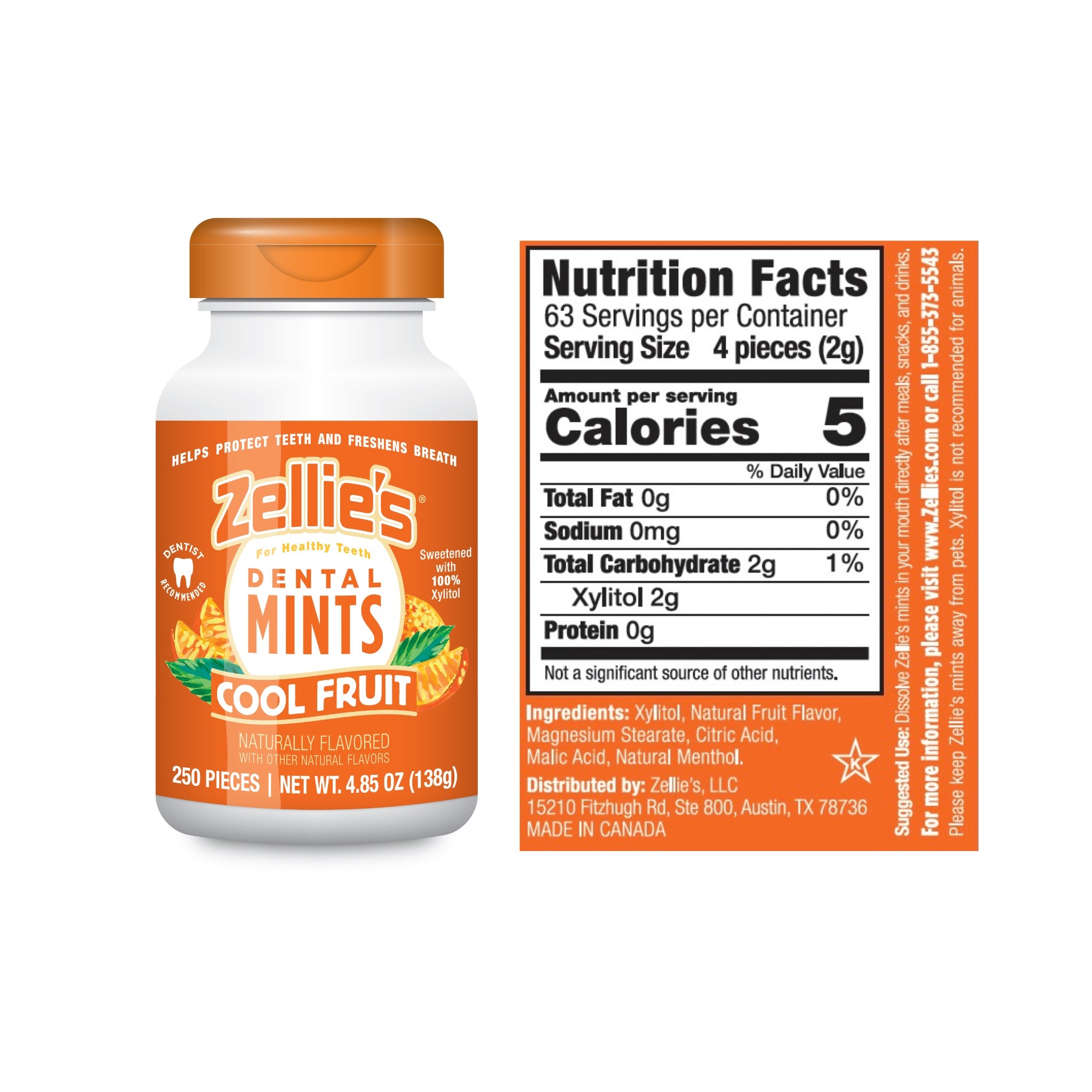 COOL FRUIT Xylitol Dental Mints